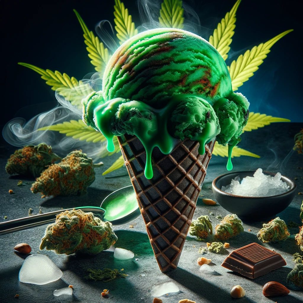 ¿Cómo realizar helado cannabico?